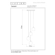TAMINO - Lampa wisząca - Ø 36 cm - LED Dim. - 4x5,2W 3000K - Black 74419/20/30 Lucide 74119/15/30 Lucide